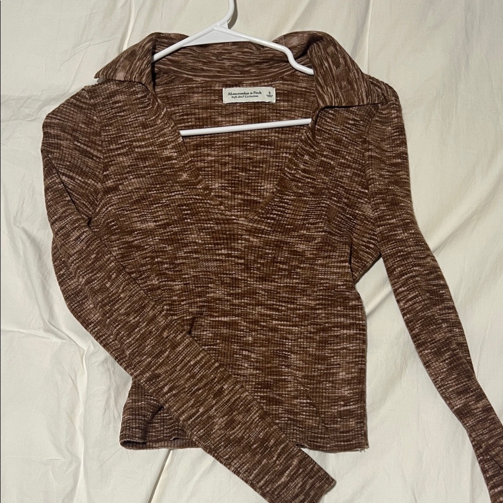 Abercrombie & Fitch Brown Knit Shirt